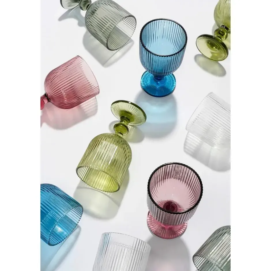 Mica Decorations Merlot Wijnglas - Set van 6 - 250 ml - Paars