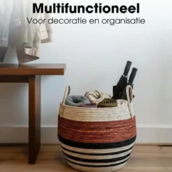Mica Decorations Opbergmand Set van 2 Opbergmanden