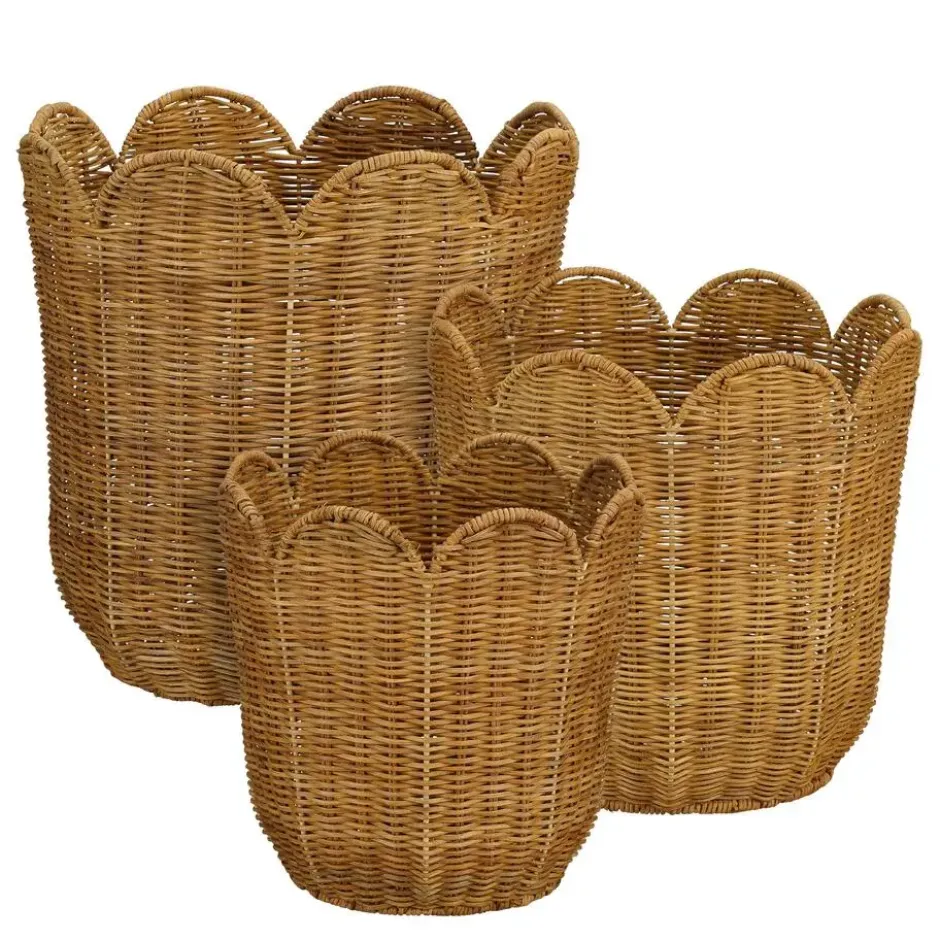 Mica Decorations Opbergmand Set van 3 - Bruin