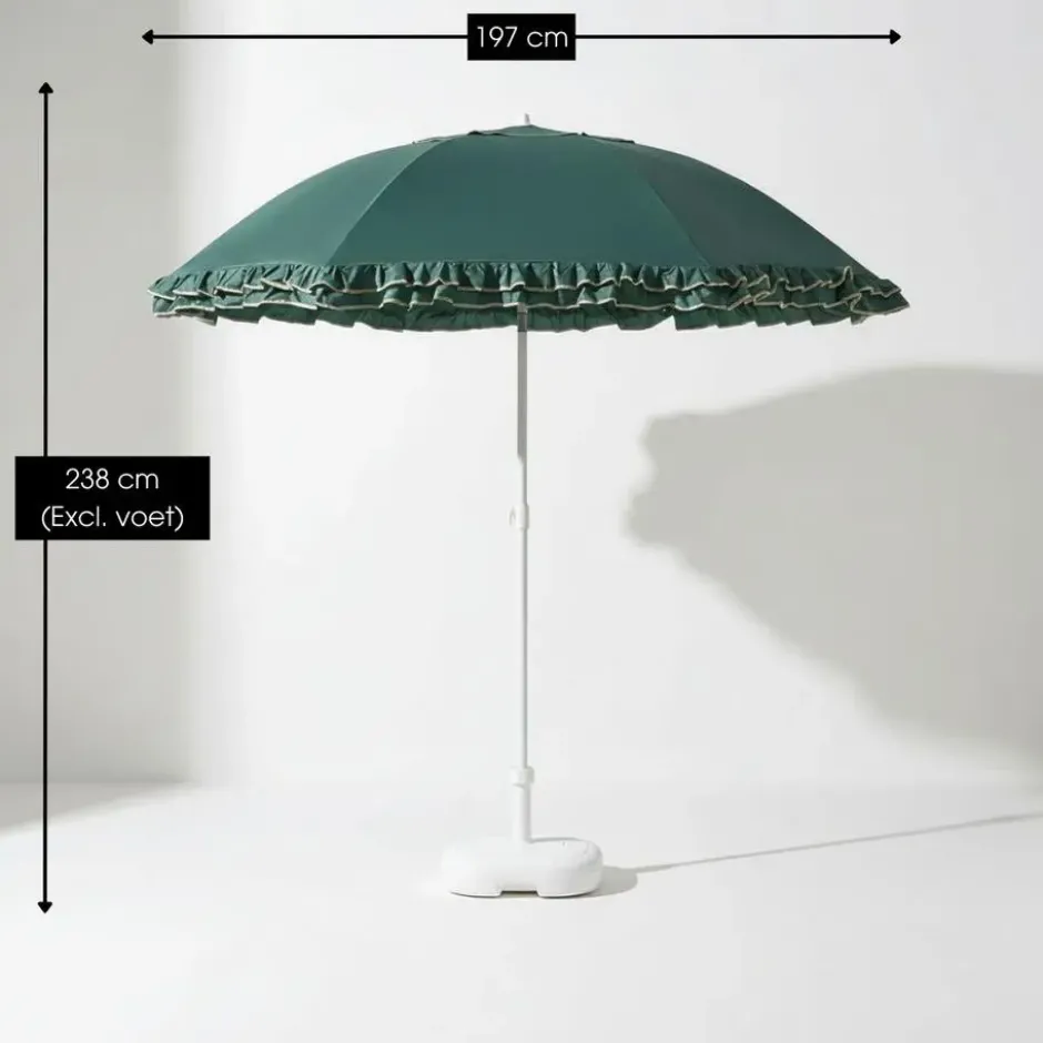 Mica Decorations Parasol Kantelbaar 238 x Ø195 cm