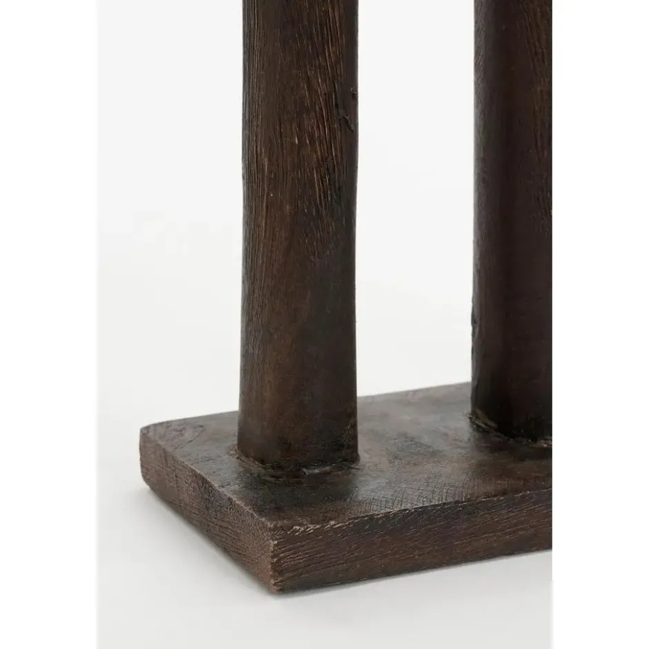 Mica Decorations Pegara Woondecoratie - L7 x B13 x H35 cm - Hout