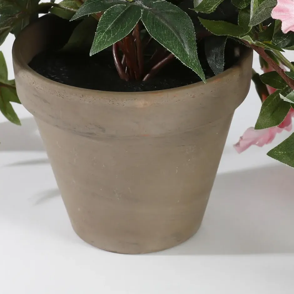 Mica Decorations Petunia Hangende Kunstplant in Bloempot Roze