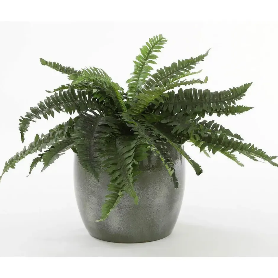 Mica Decorations Plantenpot - groen - keramiek - 33 x 31 cm