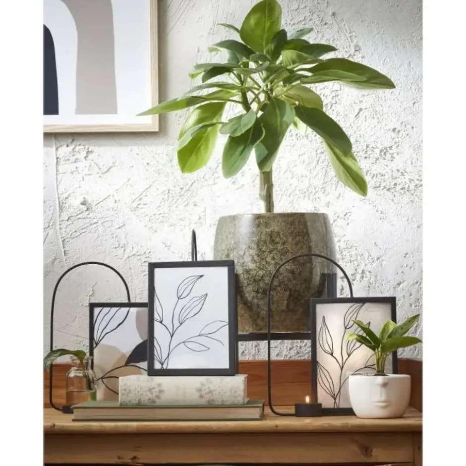 Mica Decorations Plantenpot - Terracotta - groen - 29 x 26 cm