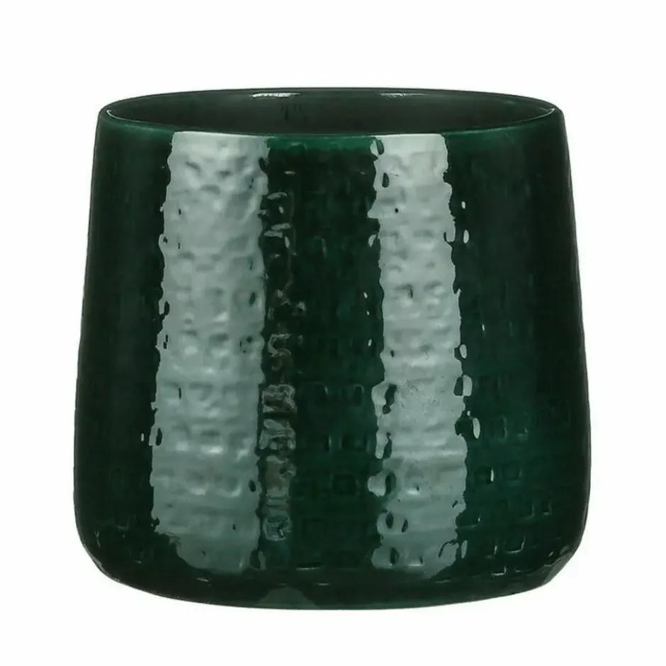 Mica Decorations Plantenpot - Keramiek - green - 24 x 21 cm