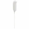 Mica Decorations pluimgras kunst steel/tak - wit - 104 cm