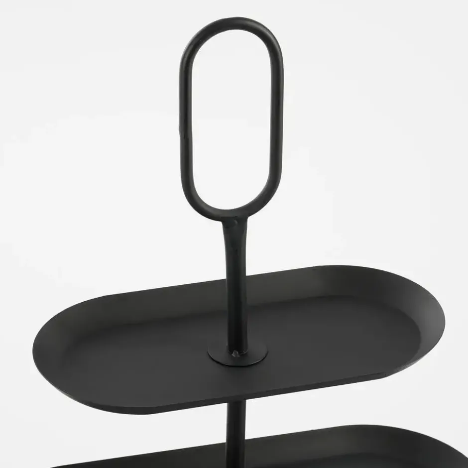 Mica Decorations Rama Etagere 3 Laags - L48 x B20 x H55 cm - Zwart