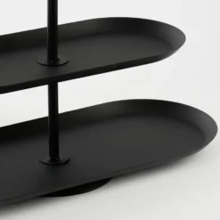Mica Decorations Rama Etagere 3 Laags - L48 x B20 x H55 cm - Zwart