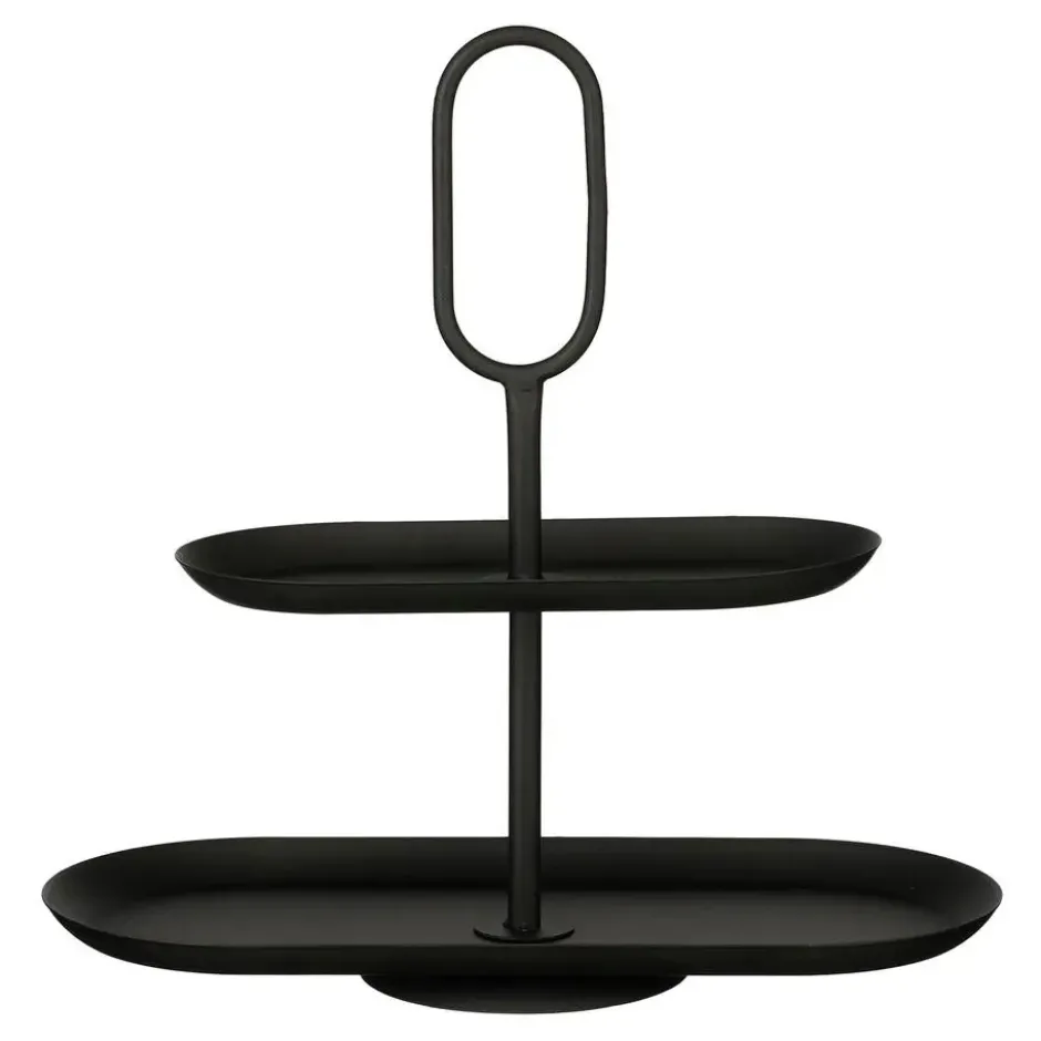 Mica Decorations Rama Etagere 2 Laags - L38 x B17 x H37 cm - Metaal
