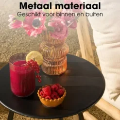 Mica Decorations Seatle Bijzettafel Rond voor Buiten
