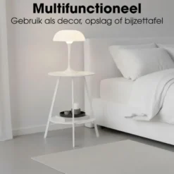 Mica Decorations Seatle Bijzettafel Rond voor Buiten