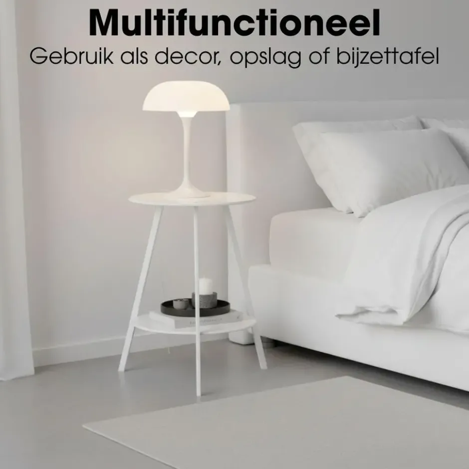 Mica Decorations Seatle Bijzettafel Rond voor Buiten