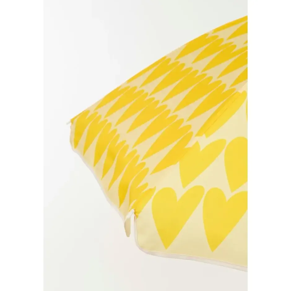 Mica Decorations Strandparasol - H180 x Ø160 cm - Geel