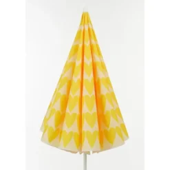Mica Decorations Strandparasol - H180 x Ø160 cm - Geel