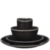 Mica Decorations Tabo Serviesset 4 persoons Keramiek Zwart