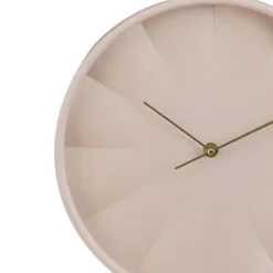 Mica Decorations Tikki Wandklok - 30 cm - roze - kunststof - muur