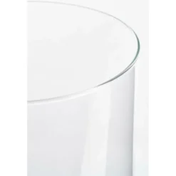 Mica Decorations Vaas - cilinder - helder - glas - 40 cm