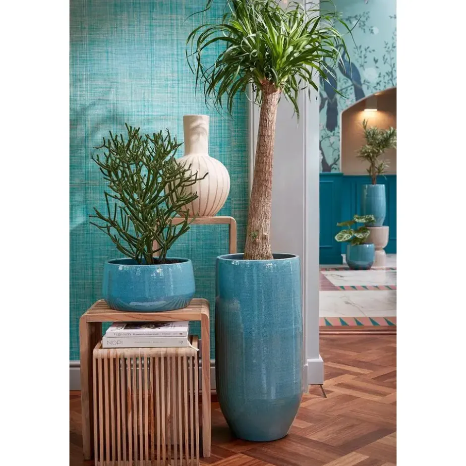 Mica Decorations Yonker Plantentafel - Set van 3 - Bruin
