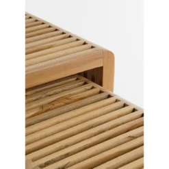 Mica Decorations Yonker Plantentafel - Set van 3 - Bruin