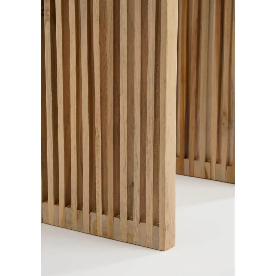Mica Decorations Yonker Plantentafel - Set van 3 - Bruin