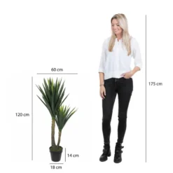 Mica Decorations Yucca Kunstplant - H120 x Ø70 cm