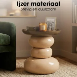 Mica Decorations Zita Bijzettafel - Bijzettafeltje Rond