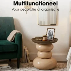 Mica Decorations Zita Bijzettafel - Bijzettafeltje Rond