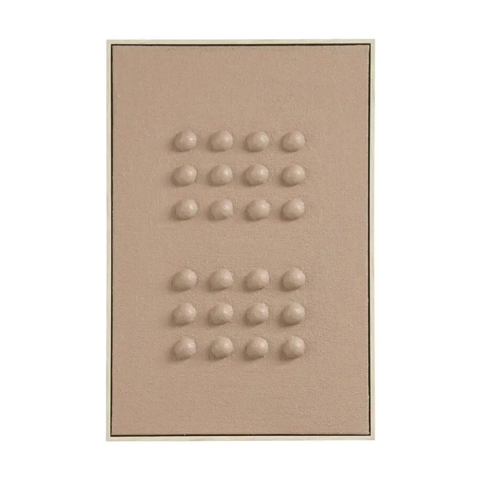 Mica Wanddecoratie Donkerbruin 60x40 cm