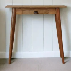 Mini Eiken-achtige Schrijftafel - Nordic Stijl