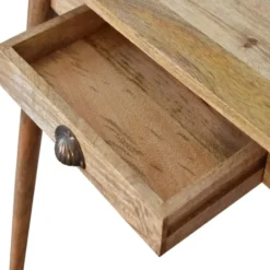 Mini Eiken-achtige Schrijftafel - Nordic Stijl
