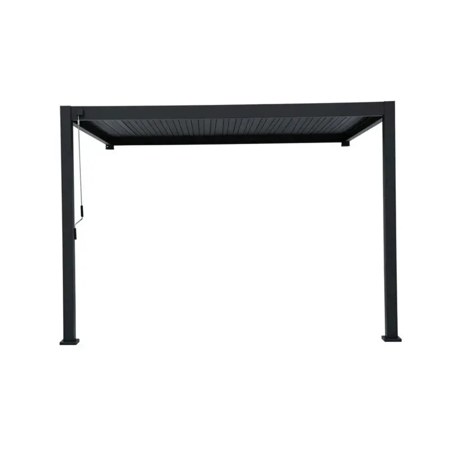 Mirador Classic overkapping muur 300 x 400 cm antraciet