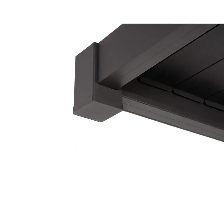 Mirador Classic overkapping muur 300 x 400 cm antraciet