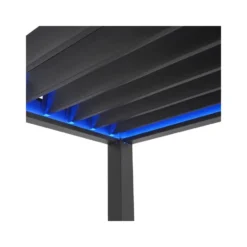 Mirador Deluxe overkapping elektrisch met LED 300 x 400 antraciet