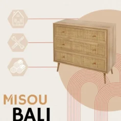 MISOU Commode Bali - Bruin