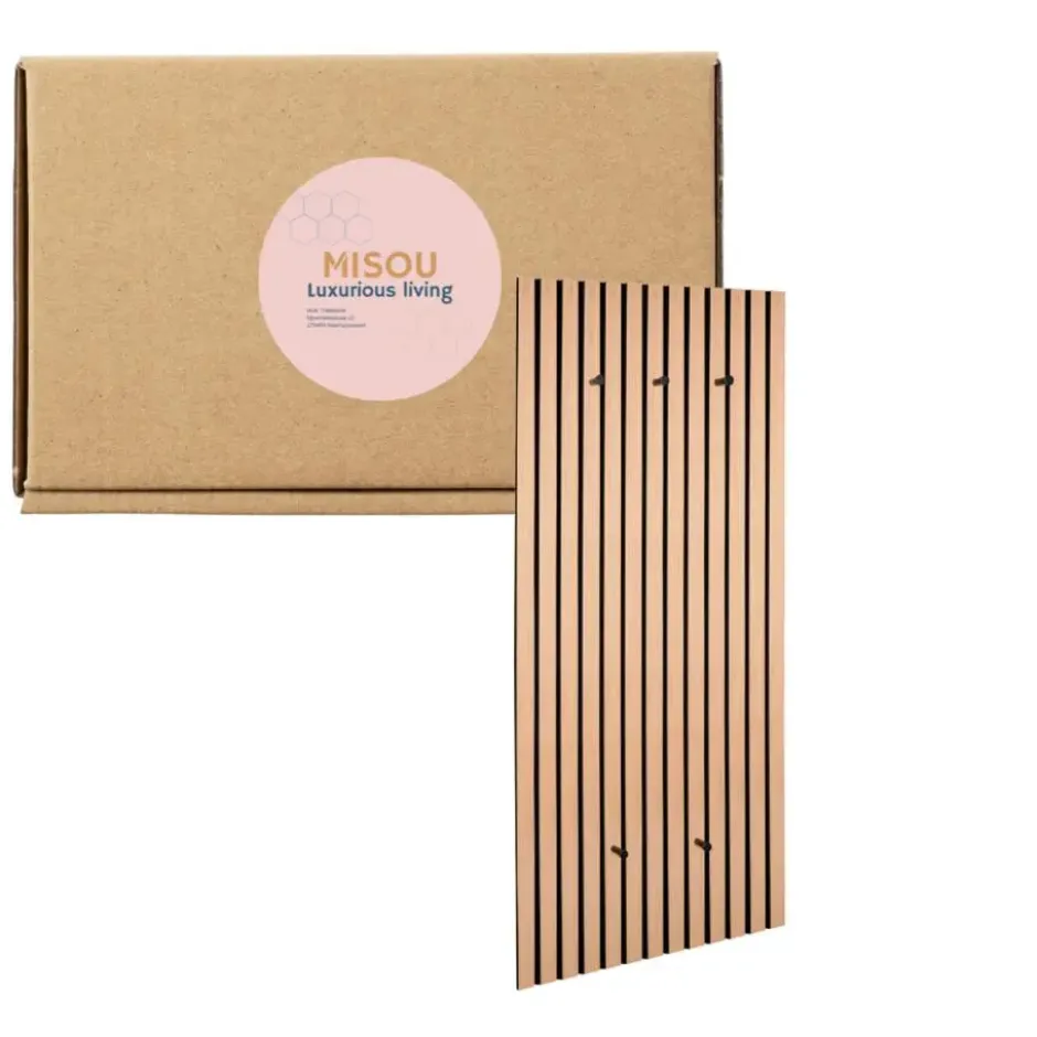 MISOU Kapstok 5 haken Grace - Bruin