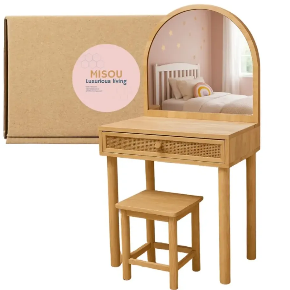 MISOU Make up tafel - Bruin