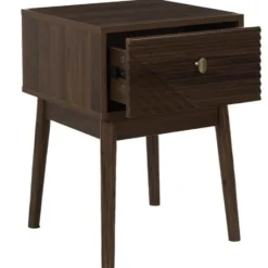 MISOU Nachtkastje Tiffany Set van 2 - Bruin