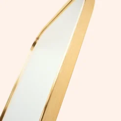 MISOU Spiegel Passpiegel Goud Ovaal Hangend 115cm Glas Spiegels