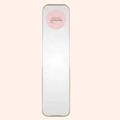 MISOU Spiegel Passpiegel Goud Ovaal Hangend 115cm Glas Spiegels