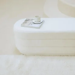 MISOU Teddy Poef Cozy - Wit