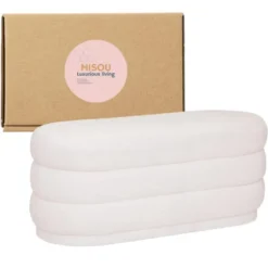 MISOU Teddy Poef Cozy - Wit