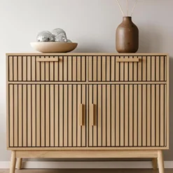 MISOU Wandkast met Lades Klaus - Bruin