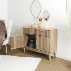 MISOU Wandkast met Lades Klaus - Bruin