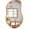 MISOU Wandspiegel Hout Amy - Transparant