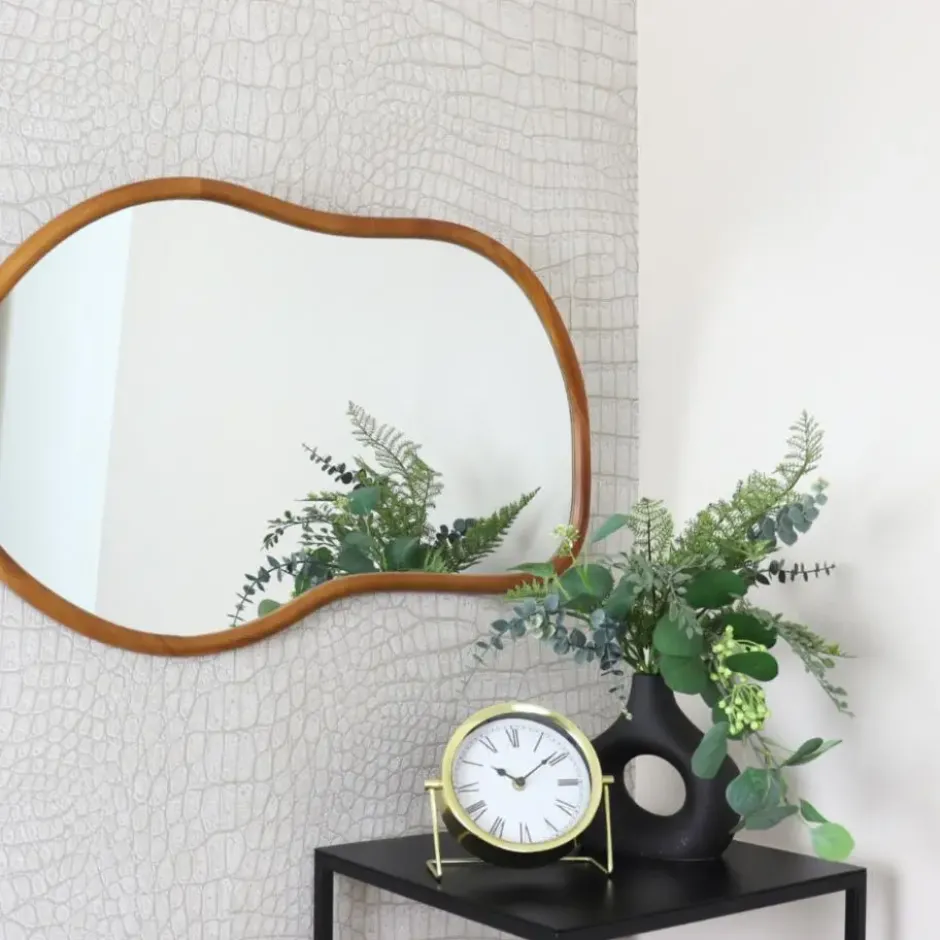MISOU Wandspiegel Hout Amy - Transparant