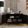 Mission District - Dressoir met 2 deuren en zwart metaal