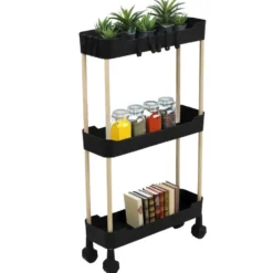 Modern Spirit Keuken/badkamer trolley - 3 laags - 40 x 70 cm