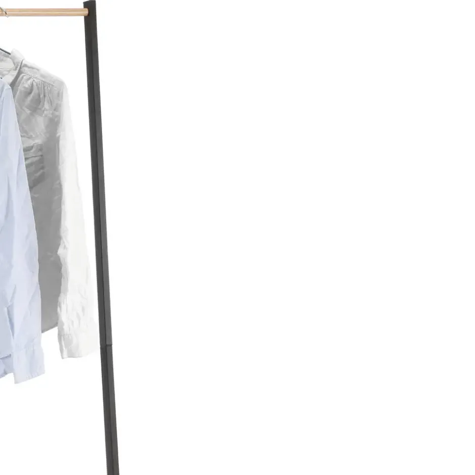 Modern Spirit Kledingrek enkele stang - metaal- zwart - 50x160cm