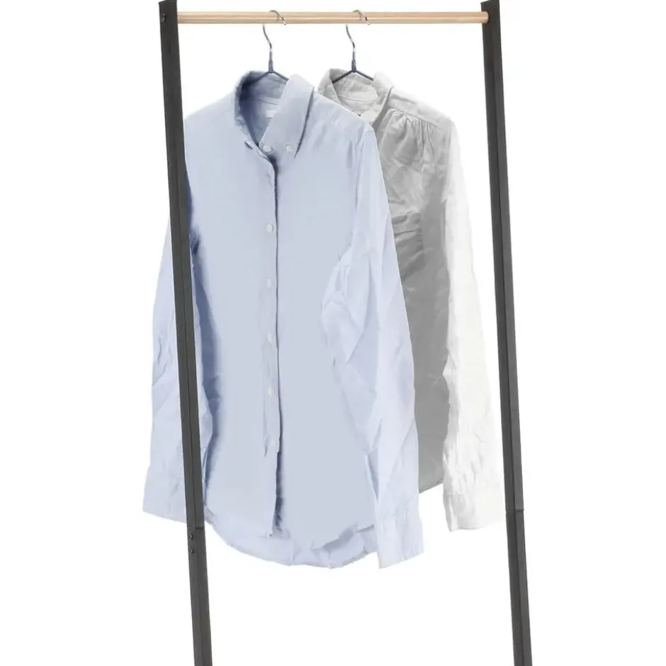Modern Spirit Kledingrek enkele stang - metaal- zwart - 50x160cm