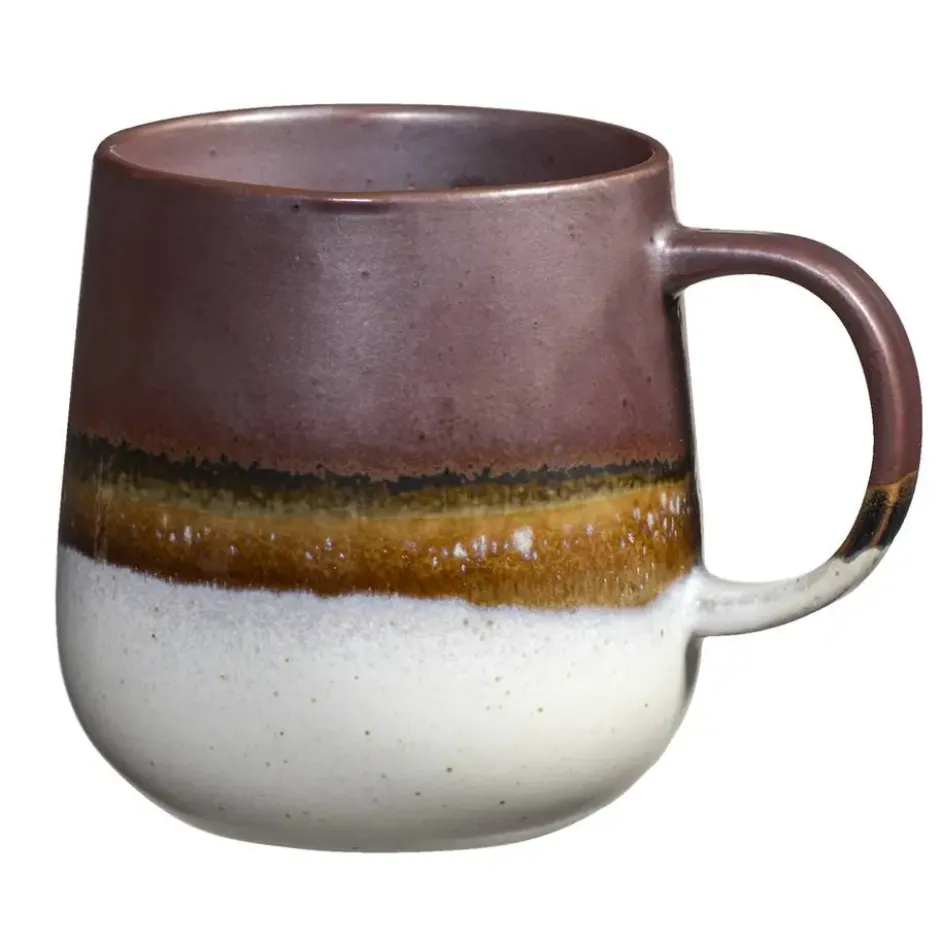 Mok met oor Pippa - paars - stoneware - 400 ml